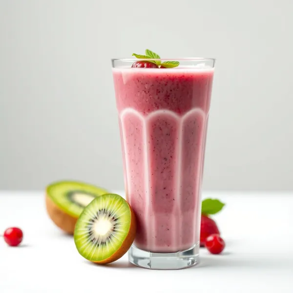 Smoothie de Kiwi Riche en Fibres avec Kefir