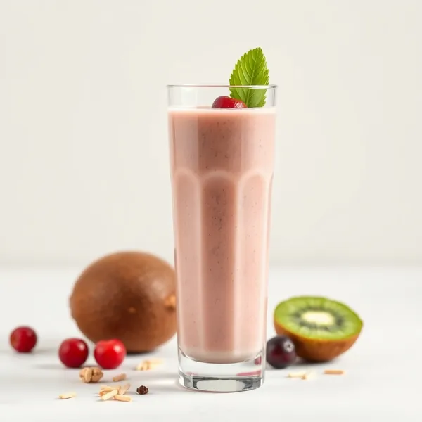 Fiber-Rich Kiwi Rice Milk Smoothie