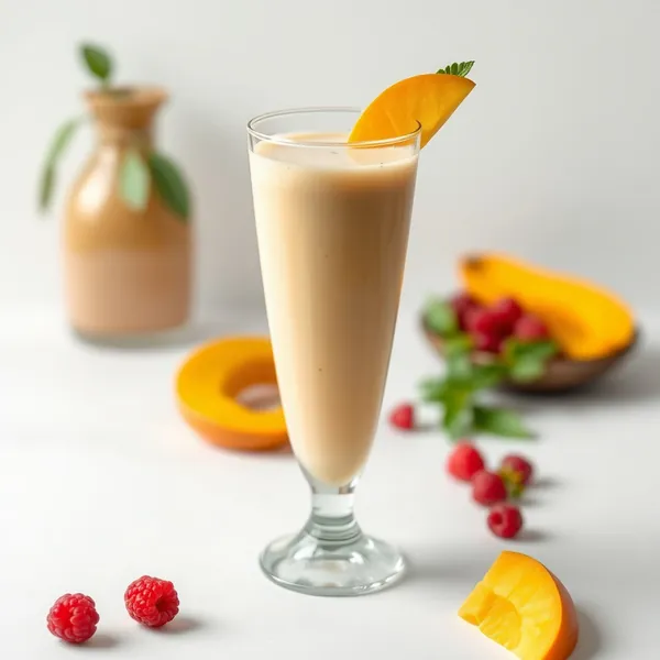 Smoothie de Kefir de Mangue Riche en Fibres