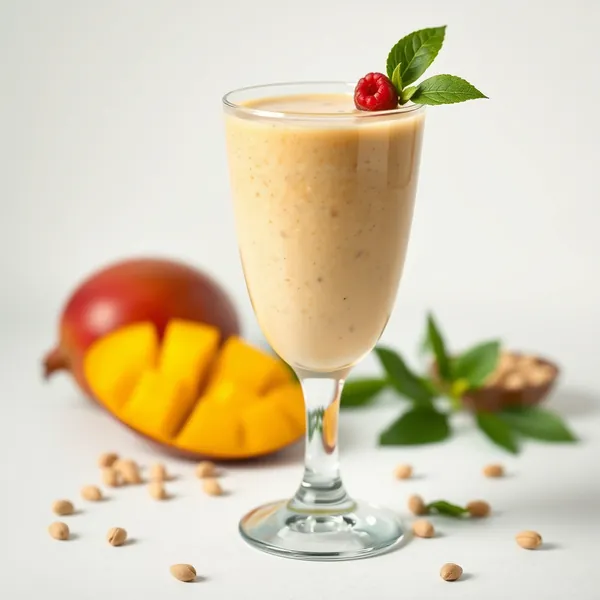 Frullato Ricco di Fibre di Mango e Latte di Pistacchio