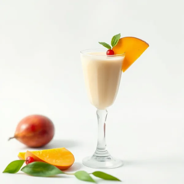Fiber-Rich Mango Soy Milk Smoothie