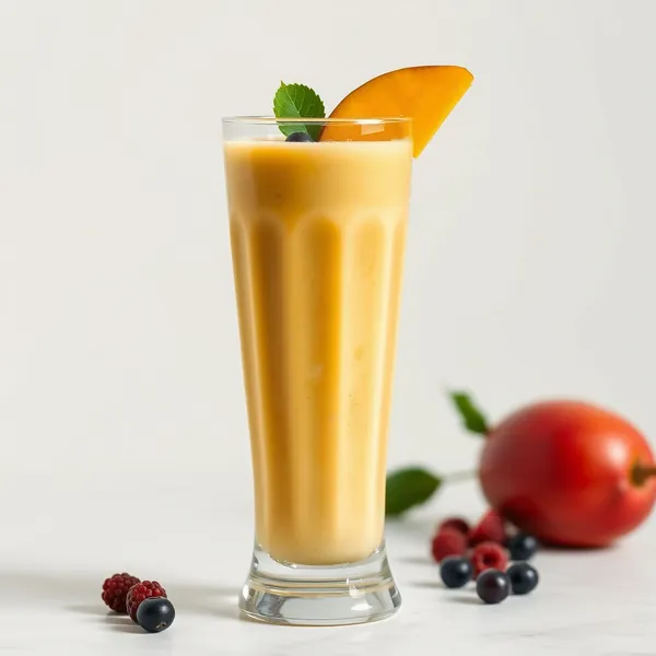 Smoothie de Manga e Leite de Espelta Rico em Fibra