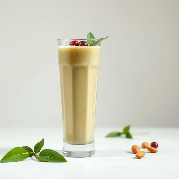 Fiber-Rich Matcha Almond Coconut Milk Smoothie