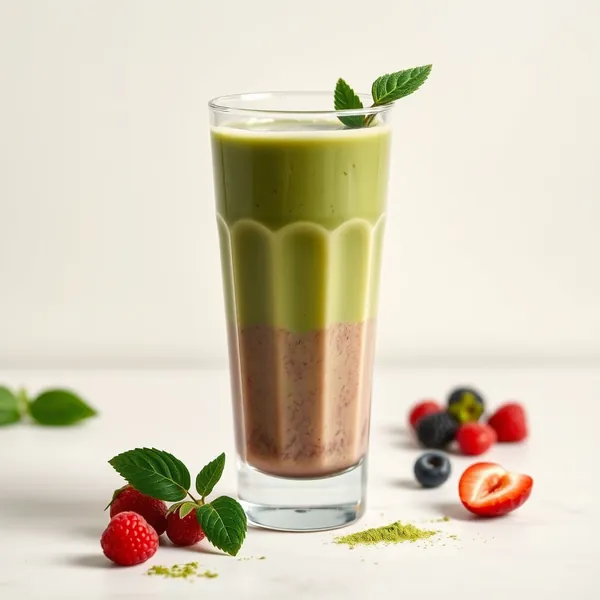 Frullato di Matcha Greco Ricco in Fibre
