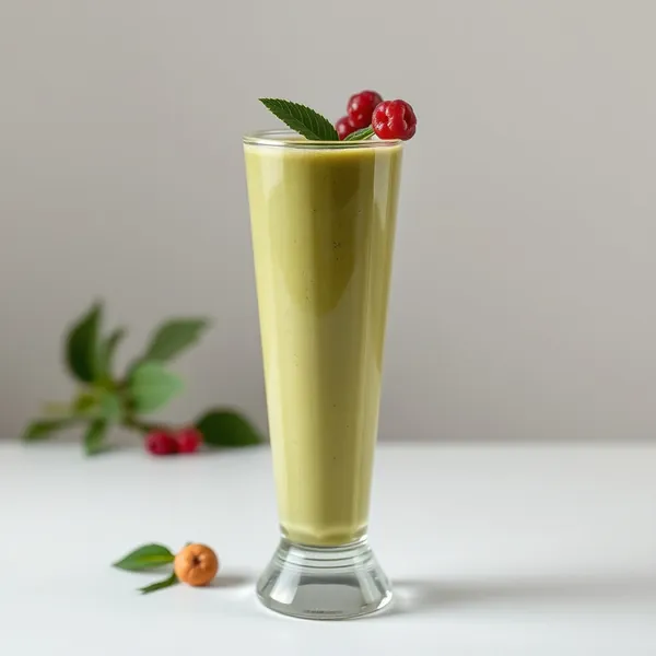 Frullato Ricco di Fibra Matcha e Latte di Nocciole