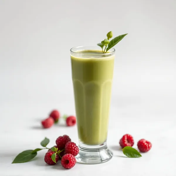 Batido de Té Matcha Rico en Fibra