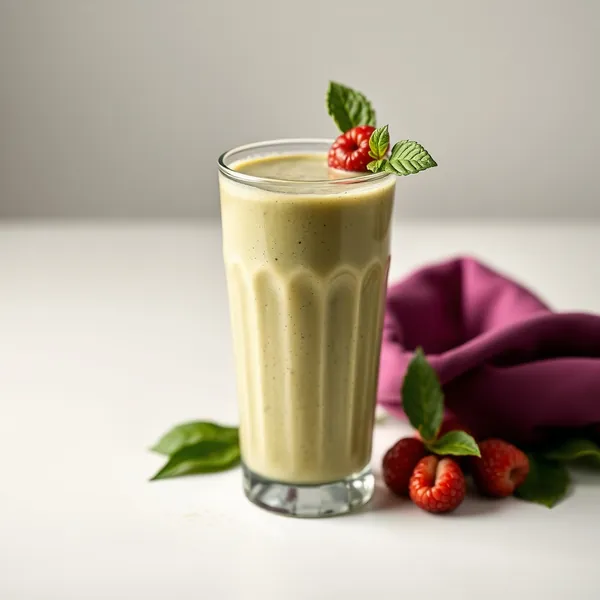 Batido de Proteína de Matcha Rico em Fibra