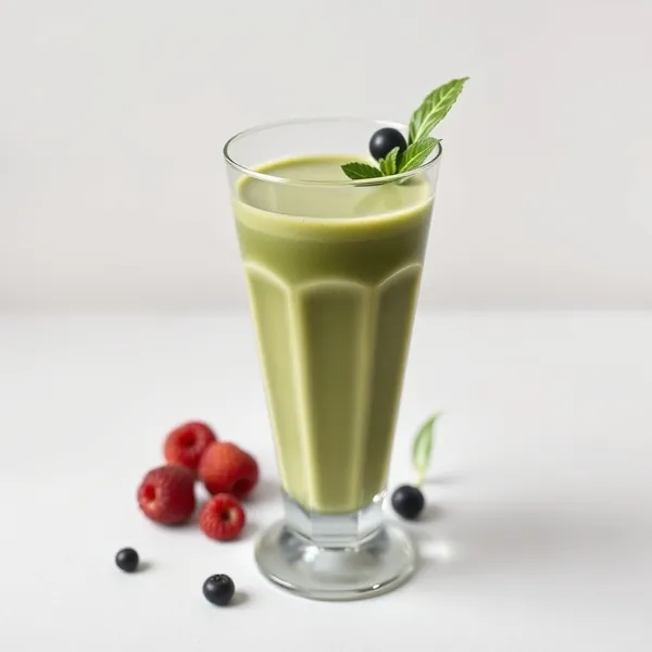 Smoothie de Riz au Matcha Riche en Fibres