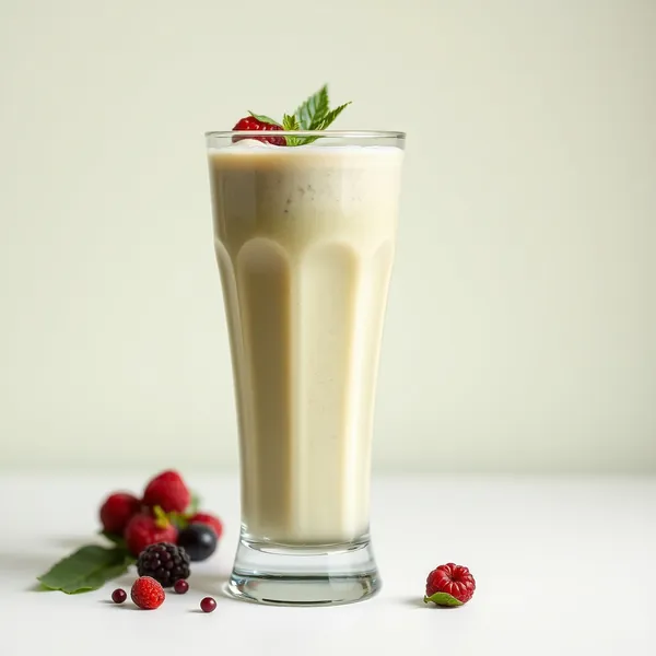 Fiber-Rich Matcha Soy Milk Smoothie