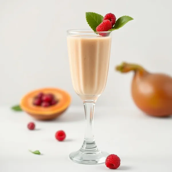 Batido de Papaya Rico em Fibra e Proteínas