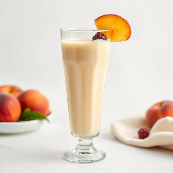 Smoothie de Pêssego Grego Rico em Fibra