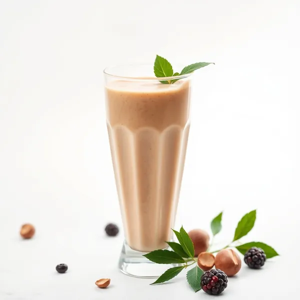 Fiber-Rich Peanut Butter Hazelnut Milk Smoothie