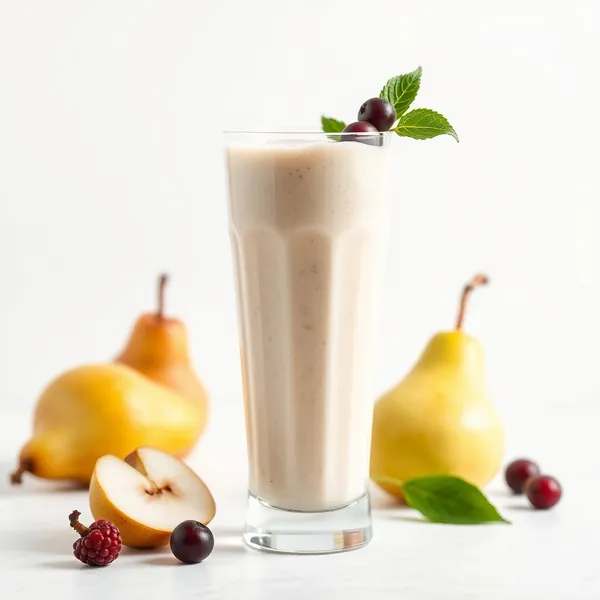 Smoothie di Pera Ricco di Fibre e Yogurt Greco