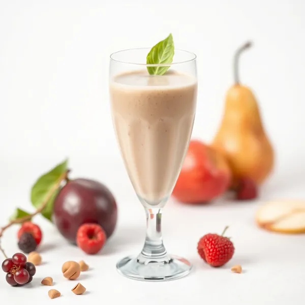 Smoothie Riche en Fibres de Poire et Noisette
