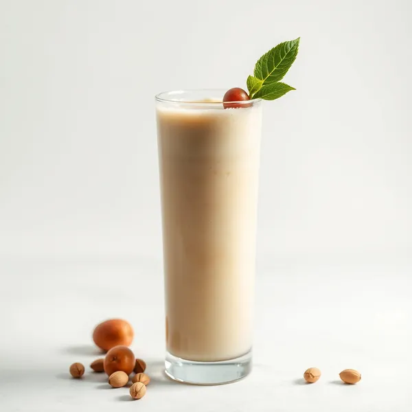 Smoothie de Pera e Leite de Pistache Rico em Fibra