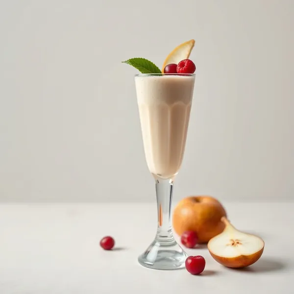 Smoothie de Protéine de Poire Riche en Fibres