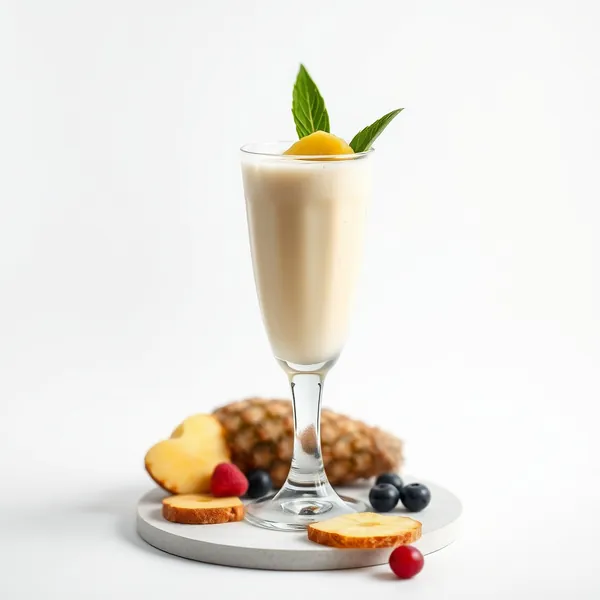 Batido de Abacaxi e Arroz Rico em Fibra