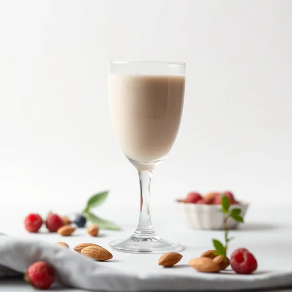 Fiber-Rich Protein Powder Almond Milk Smoothie