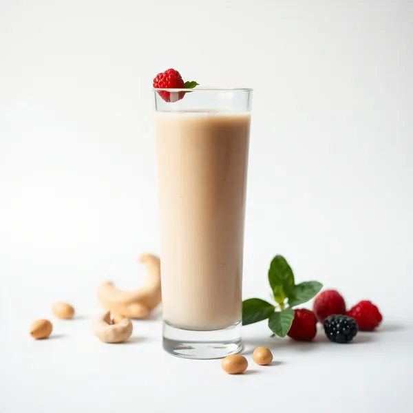 Fiber-Rich Protein Powder Cashew Milk Smoothie