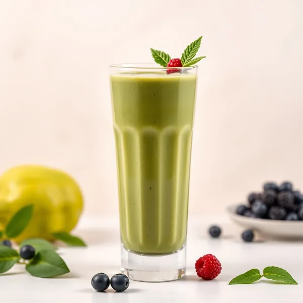 Fiber-Rich Protein Powder Matcha Tea Smoothie