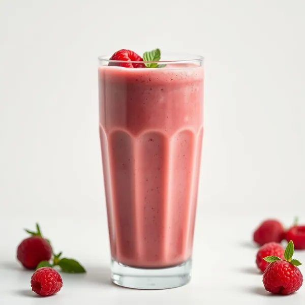 Smoothie de Protéine Riche en Fibres Framboise