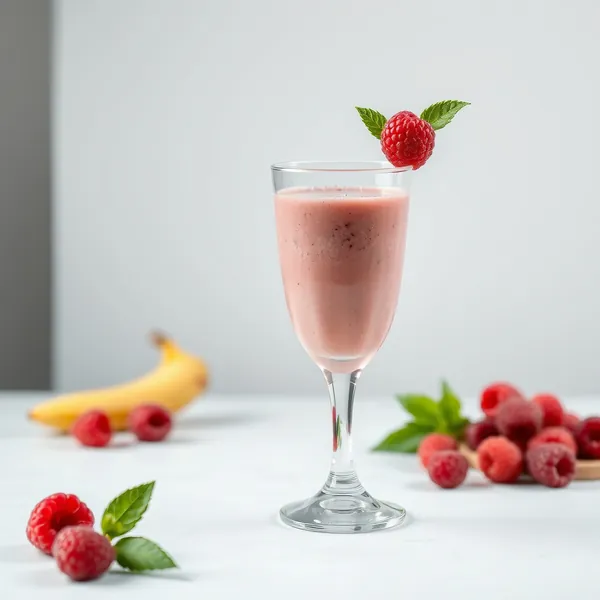 Smoothie di Riso ai Lamponi Ricco di Fibre