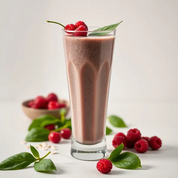 Smoothie de Leite de Aveia e Espinafre Rico em Fibra