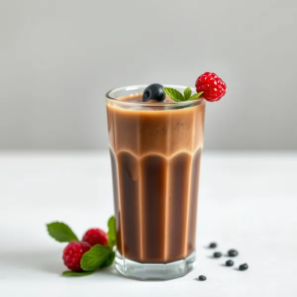Smoothie de Café Frio com Spirulina Rica em Fibra