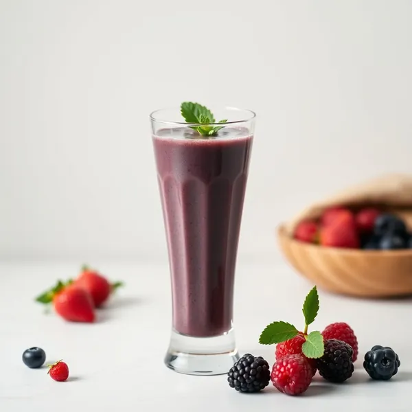 Smoothie Ricco di Fibre con Spirulina e Yogurt Greco
