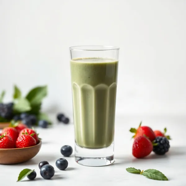 Fiber-Rich Spirulina Hemp Milk Smoothie
