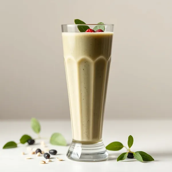 Frullato di Latte d'Avena e Spirulina Ricco di Fibre