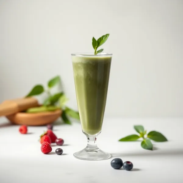 Fiber-Rich Spirulina Spelt Milk Smoothie