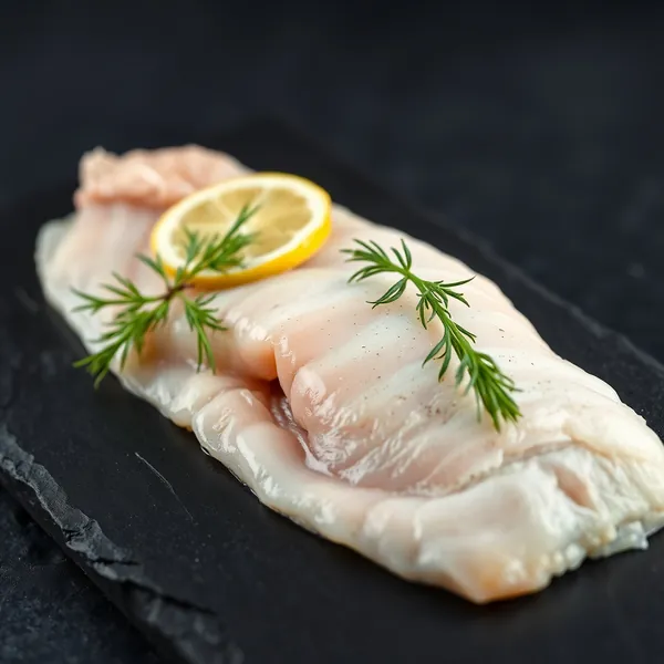 Frischer Flunderfilet