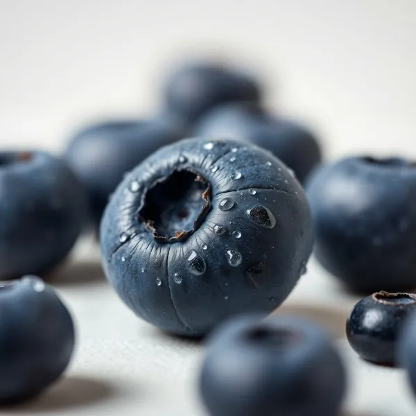 Gefrorene Trockenheidelbeeren