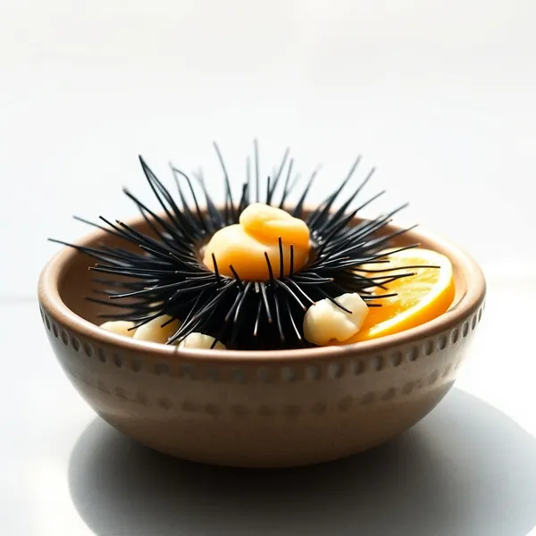 Frischer Seeigel