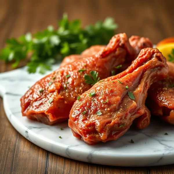 Frittierte Rindflügel