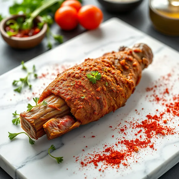Fried Bison Neck