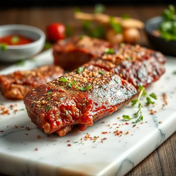 Frittierte Bison-Rippchen