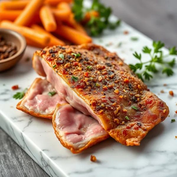 Fried Bison Tongue