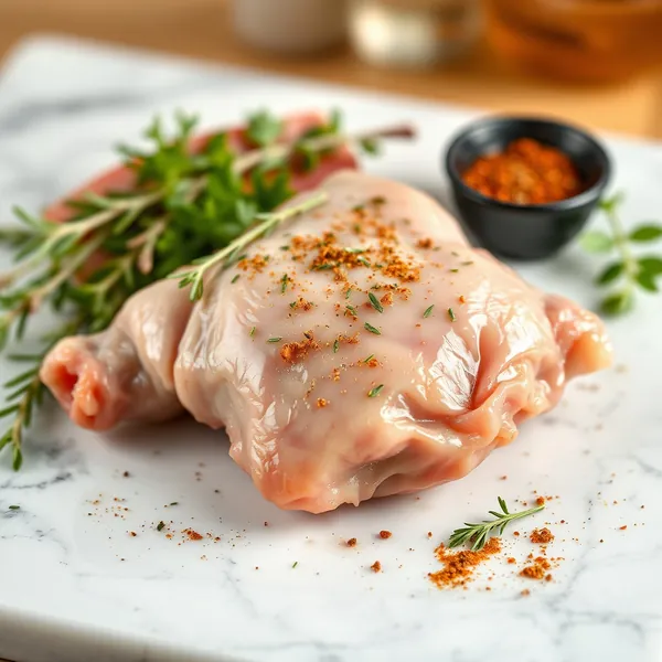 Frittierte Ente Bein