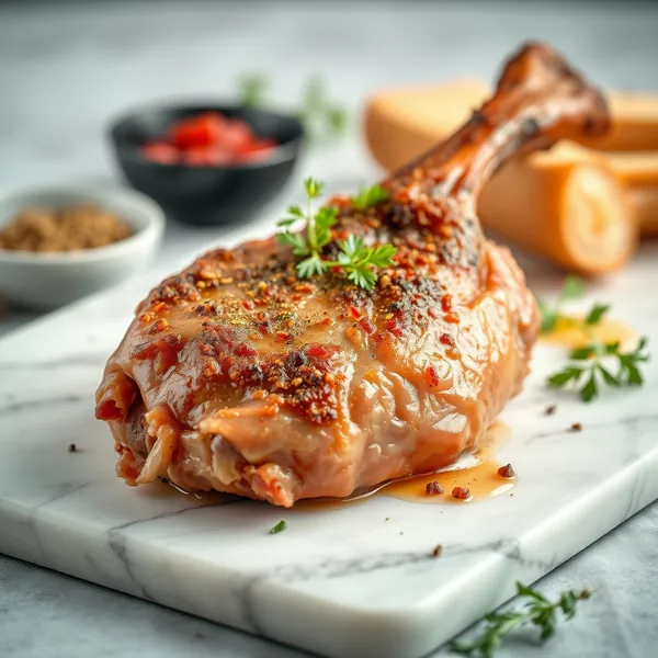 Fried Goat Shank