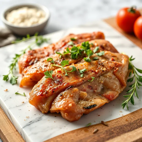 Gebratene Ziegenbauch