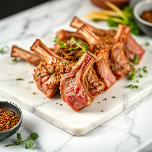 Fried Lamb Short Ribs