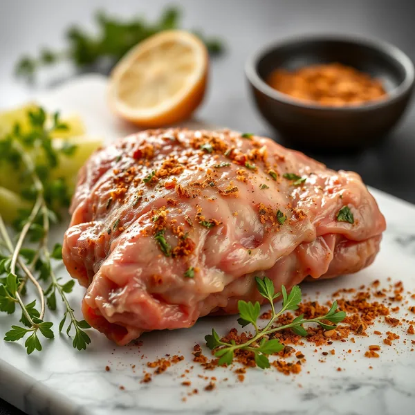 Gebratene Lammkeule