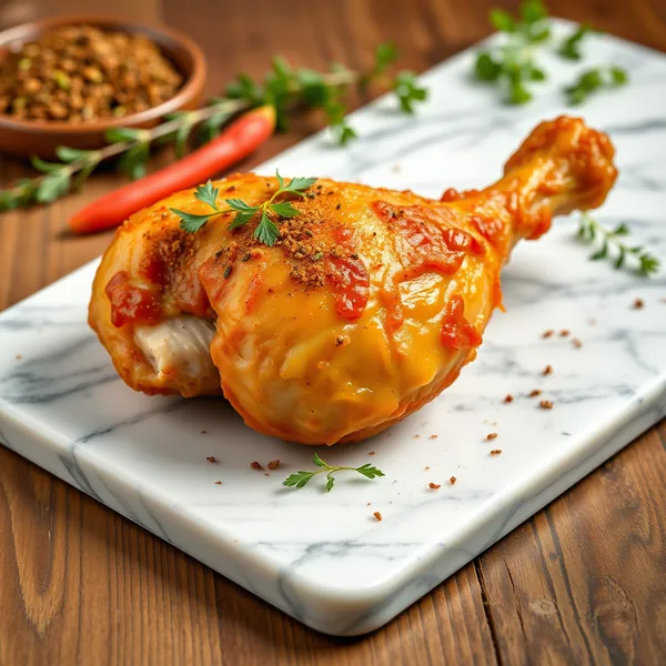 Fried Pheasant Drumstick