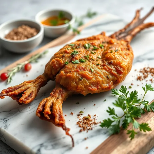 Cauda de Faisão Frita