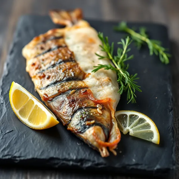 Frittierte Sardine
