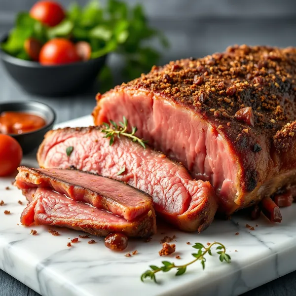 Gebratene Wildschweinbrust