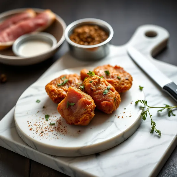 Fried Wild Boar Sweetbreads