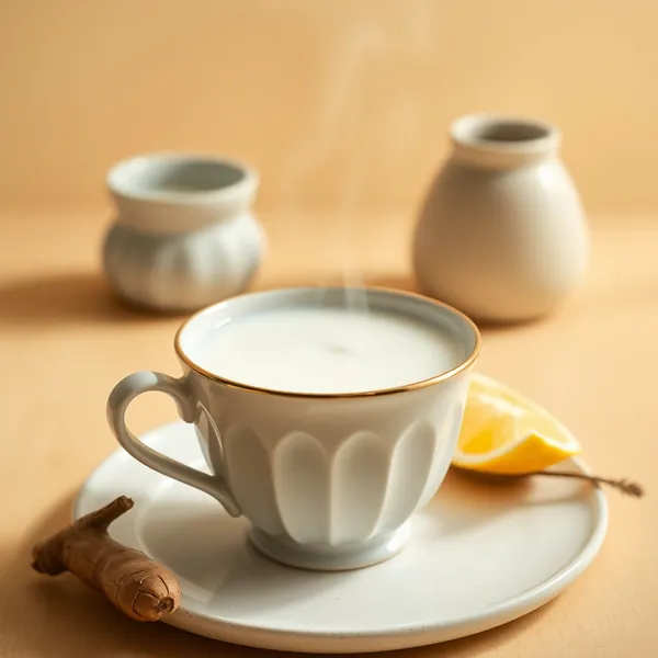 Kefir mit Ingwer und Zitrone